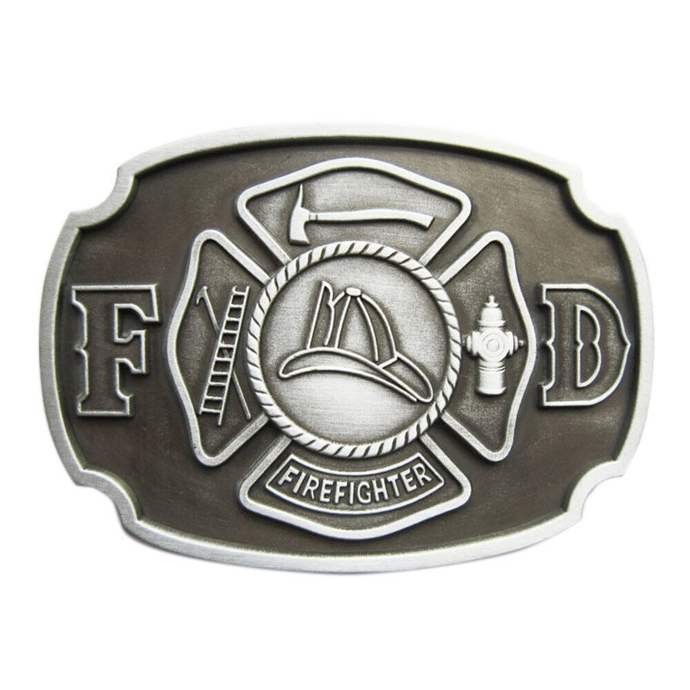 2112 Vintage Fire Hero Firefighter FD Belt Buckle Boucle de Ceinture